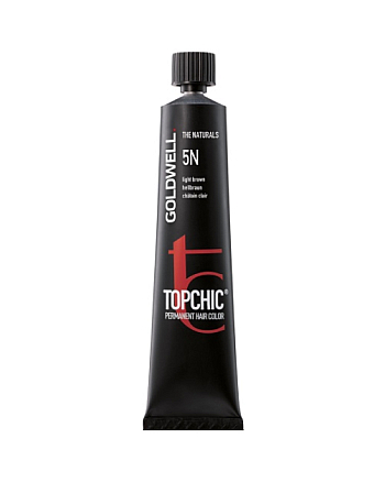 Goldwell Topchic - Краска для волос 5N светло-коричневый 60 мл. - hairs-russia.ru